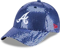 New Era Atlanta Braves Women's 9FORTY Sequin OTC Cap