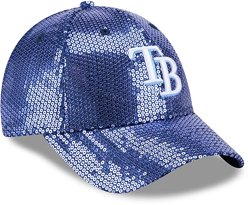 New Era Tampa Bay Rays Women's 9FORTY Sequin OTC Cap