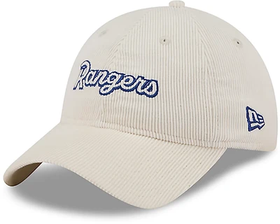 New Era Texas Rangers Adults' 9TWENTY Cord Cap