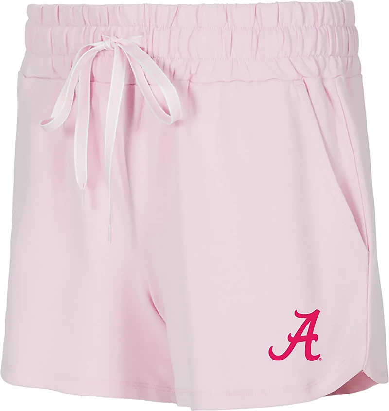 College Concepts Alabama Crimson Tide Women's French Terry Pastel Elevation Shorts