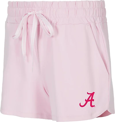 College Concepts Alabama Crimson Tide Women's French Terry Pastel Elevation Shorts