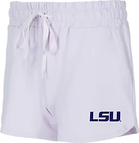 College Concepts LSU Tigers Women's French Terry Pastel Elevation Shorts
