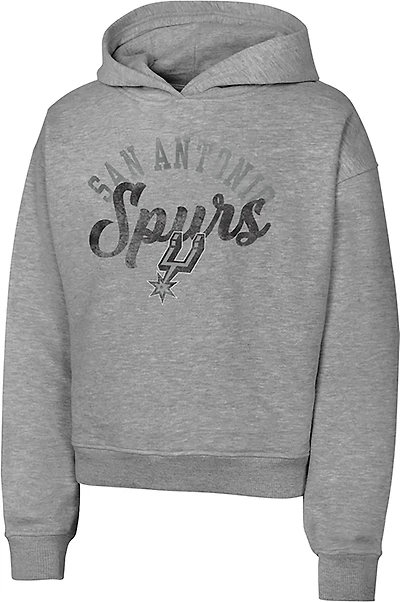 Outerstuff Girls' San Antonio Spurs Huddle Up Fleece Hoodie