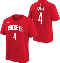 Nike Boys' Houston Rockets Name and Number Icon Graphic T-shirt