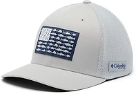 Columbia Sportswear Men's PFG Mesh Fish Flag Ball Cap