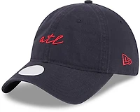 New Era Atlanta Braves Adults' 9TWENTY Team Script Cap