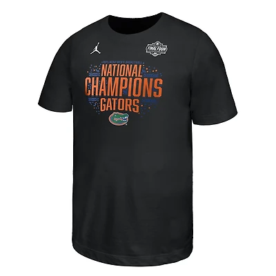 Nike Youth Florida 2025 Men's March Madness National Champions Locker Room Short Sleeve T-Shirt