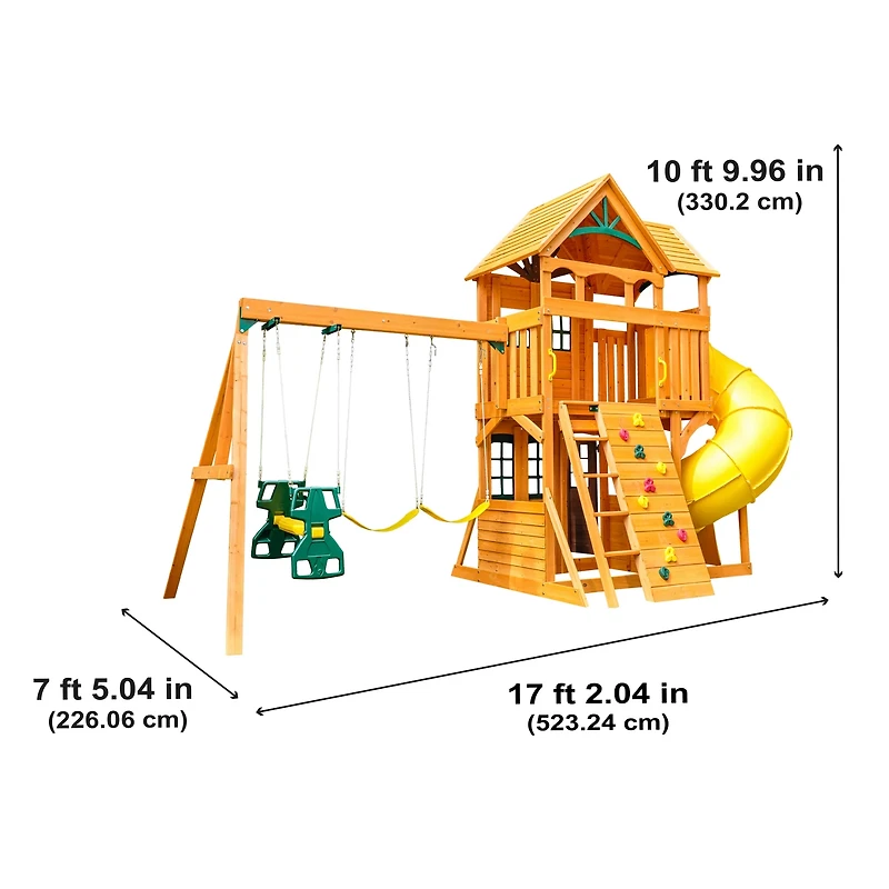 KidKraft Boulder Station Swing Set Playset