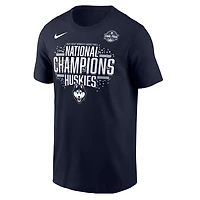 Nike Men's UConn Huskies Women's Basketball 2025 National Champions Locker Room Short Sleeve T-Shirt