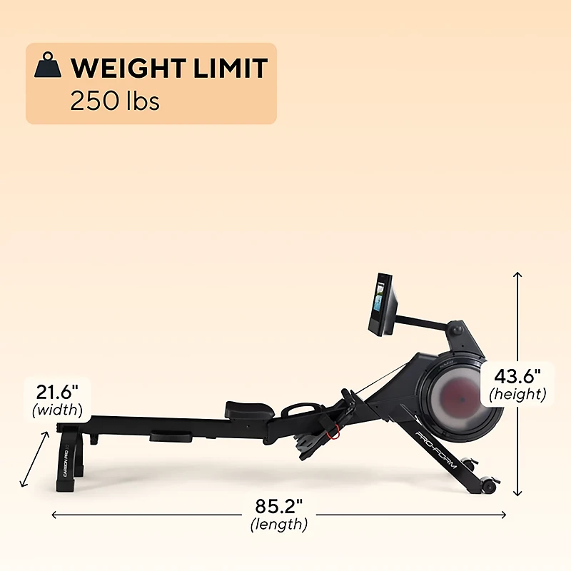 ProForm Carbon Pro10 Rower