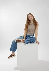 HEYDUDE Women's Wendy Austin Brown Leopard Lift Shoes