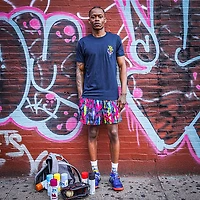 Baseball Lifestyle 101 Youth Graffiti Crown Shorts 5