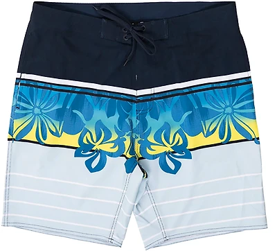 Burnside Men's Tropical Stripe Board Shorts