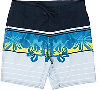 Burnside Men's Tropical Stripe Board Shorts
