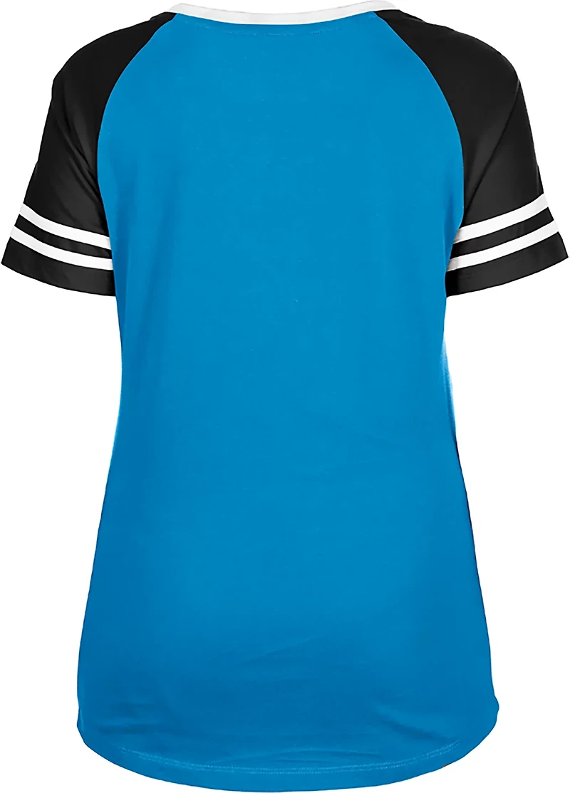 New Era Women's Panthers Lace Scoop T-shirt