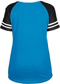 New Era Women's Panthers Lace Scoop T-shirt