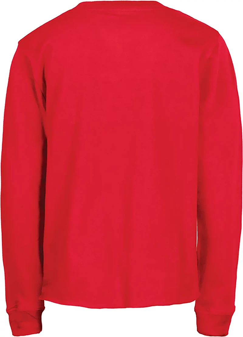 New Era Girls' Chiefs Raw Edge Long Sleeve T-shirt