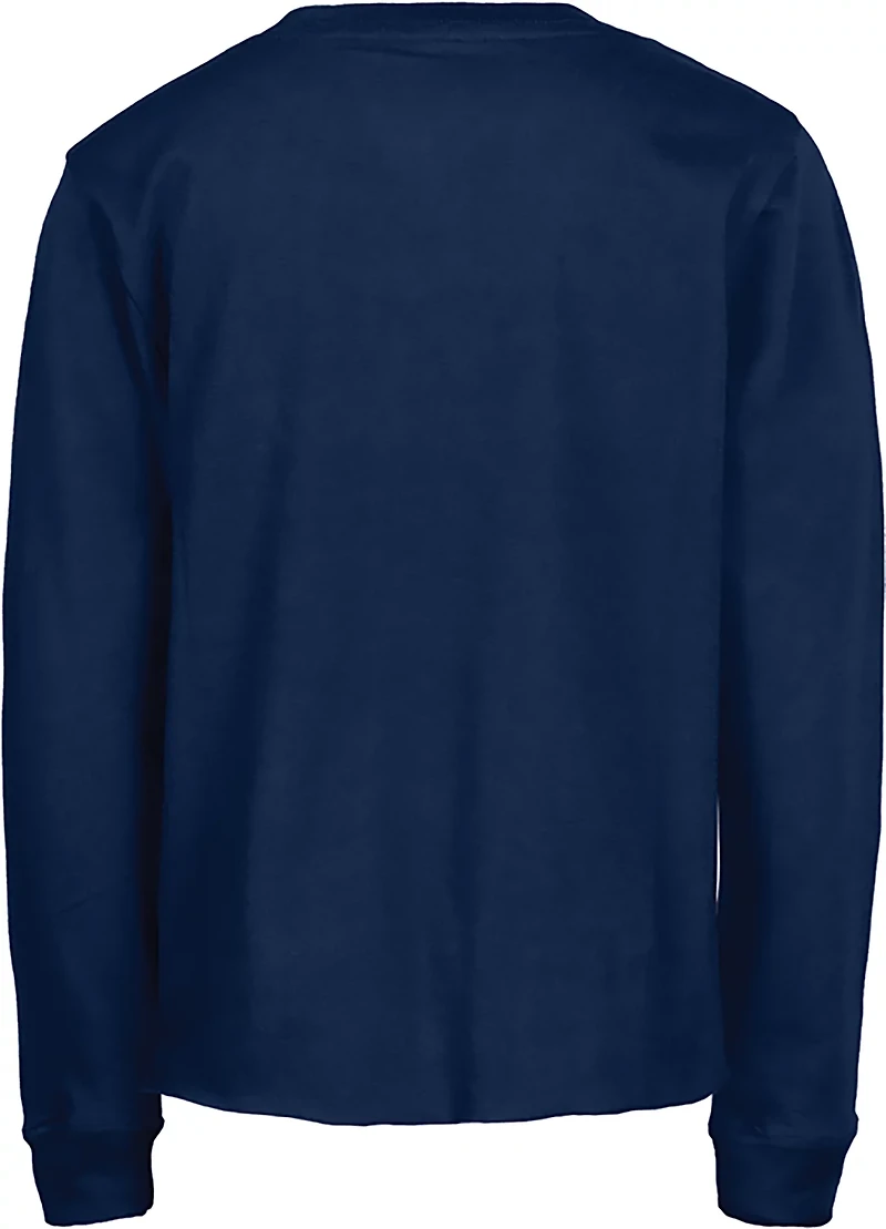 New Era Girls' Texans Raw Edge Long Sleeve T-shirt