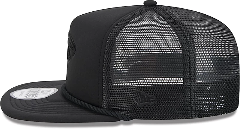 New Era Golfer Trucker Black on Black Falcons Cap