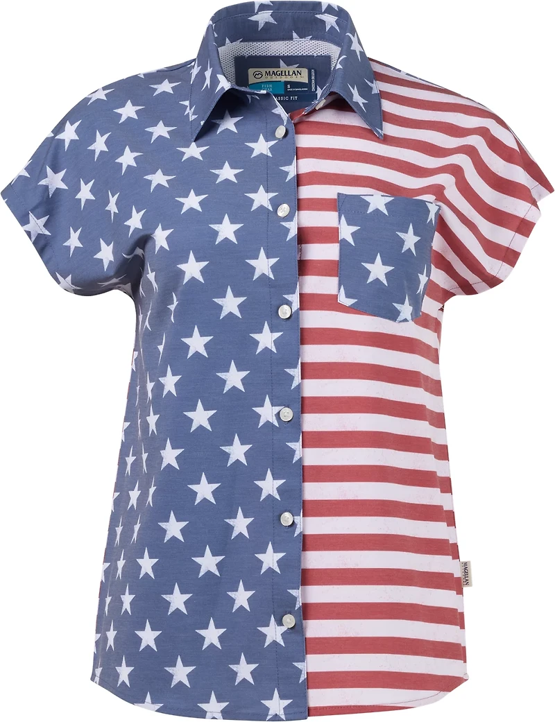 Magellan Outdoors Women's Americana Button Down Top