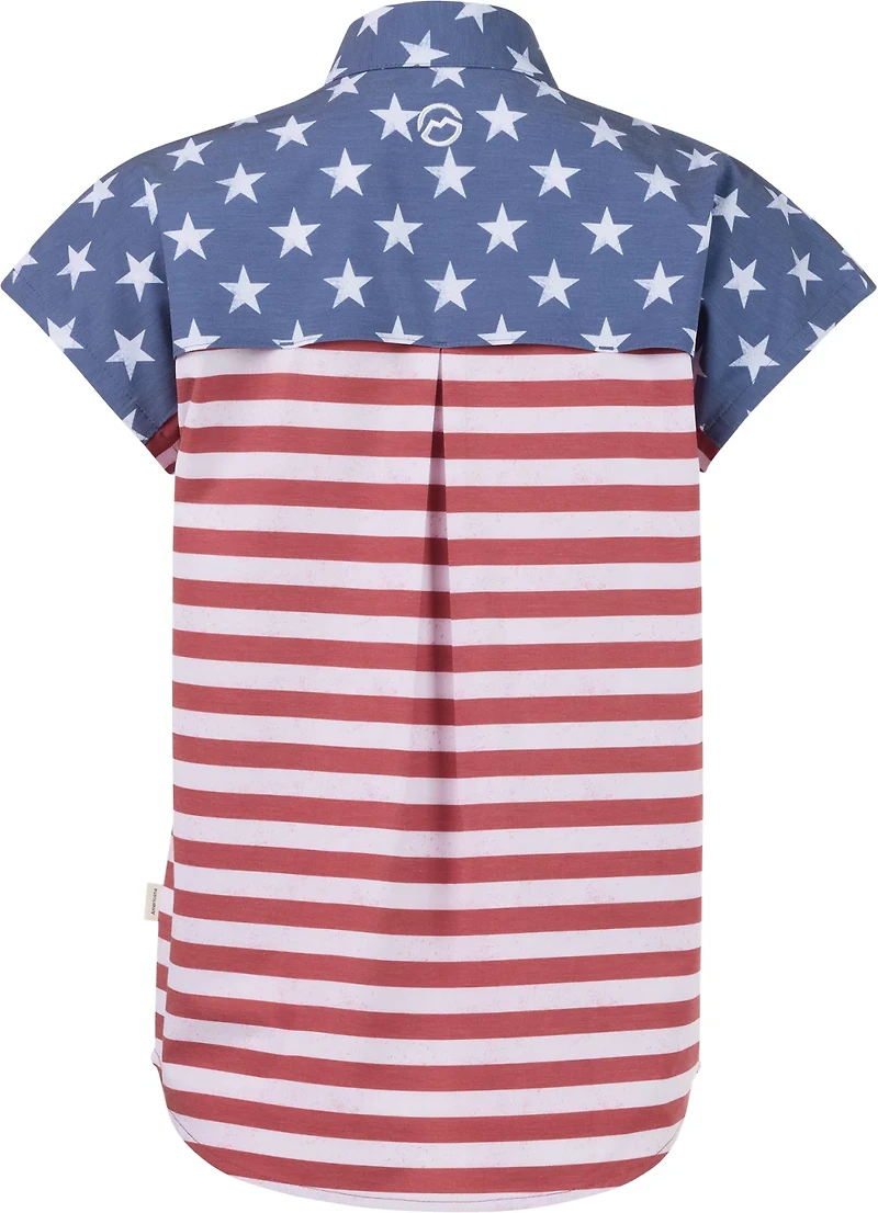 Magellan Outdoors Women's Americana Button Down Top