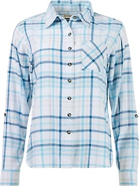 Magellan Outdoors Women's Willow Creek Plaid Long Sleeve Top