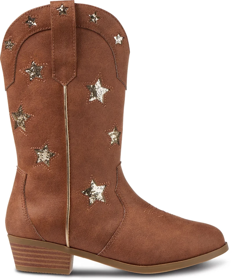 Magellan Outdoors Girls' Star Cut Out Western Boots