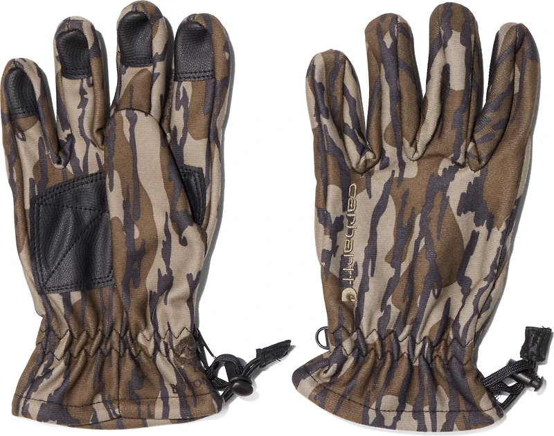 Carhartt Men's Hunt Fleece Camo Gloves
