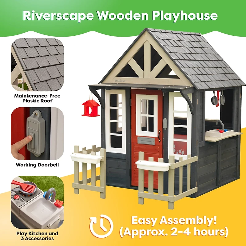 KidKraft Riverscape Wooden Playhouse