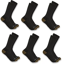 Carhartt Men's Midweight Crew Socks 6 Pack