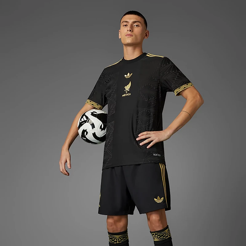 adidas Men's Mexico Gold Kit Authentic Jersey