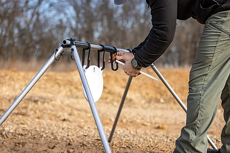 Birchwood Casey AR500 3/8 in 8 in and 10 in Gong Hanger Kit