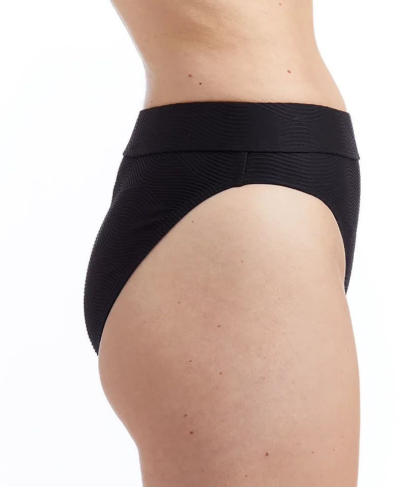 Cyn & Luca Juniors' Rib Swirl Heidi Swim Bottoms