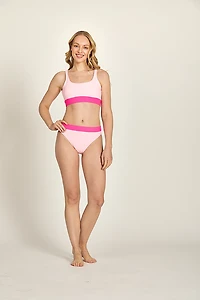 Cyn & Luca Juniors' Ribbed Scoop Neck Bralette Top