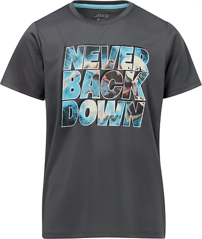 BCG Boys' Never Back Down T-shirt