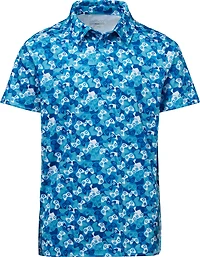 BCG Boys' Golf Gaming Camo Print Polo Shirt