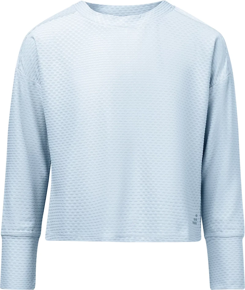 BCG Girls' Mesh Long Sleeve Top