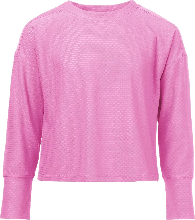 BCG Girls' Mesh Long Sleeve Top