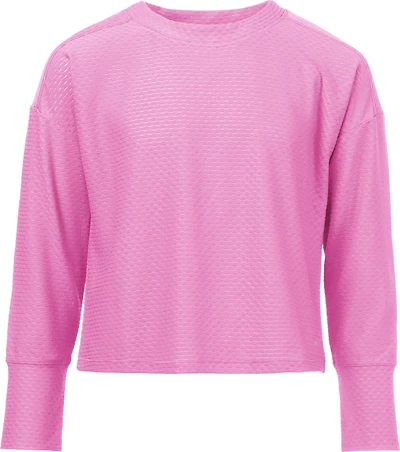 BCG Girls' Mesh Long Sleeve Top