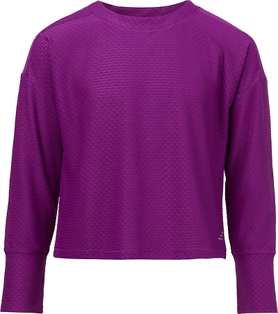 BCG Girls' Mesh Long Sleeve Top