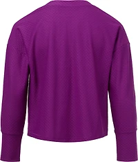 BCG Girls' Mesh Long Sleeve Top