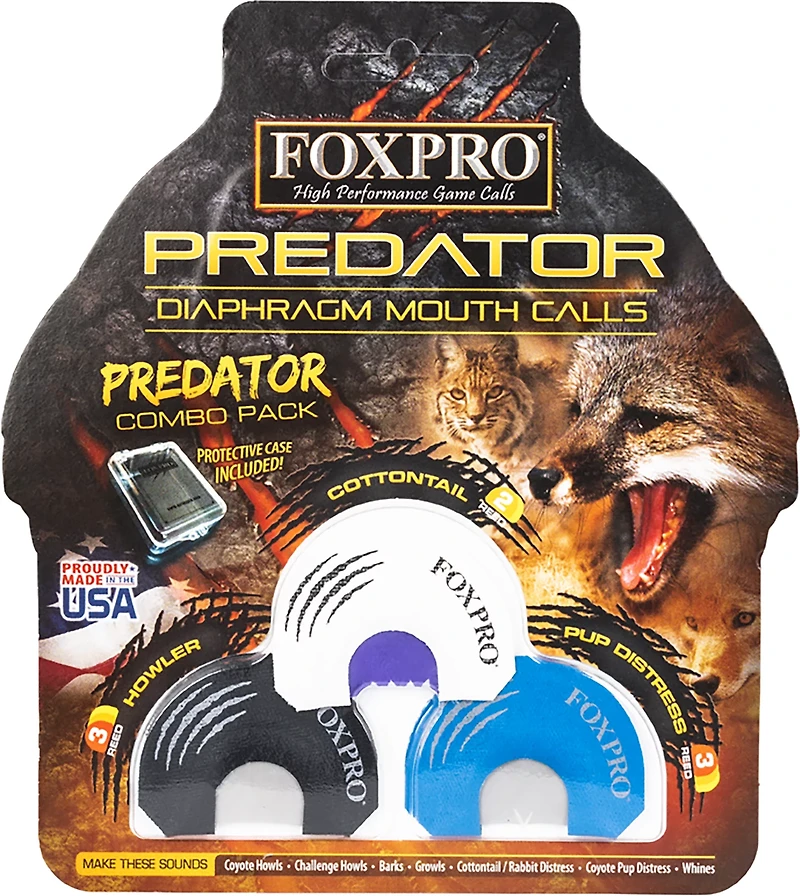 FOXPRO Predator Coy Combo Diaphragm Call 3-Pack