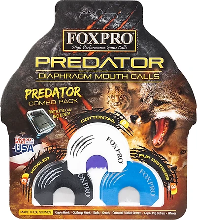 FOXPRO Predator Coy Combo Diaphragm Call 3-Pack