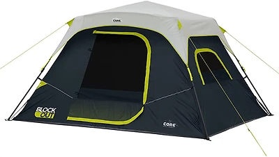 CORE Equipment Blockout 6 Person Instant Cabin Tent