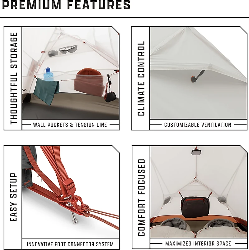 Ampex 2-Person Comfort Backpacking Kit XL