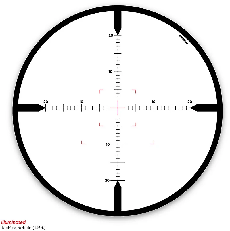 Truglo Eminus 6 - 24 x 50 Illuminated TacPlex Reticle Red Dot Riflescope