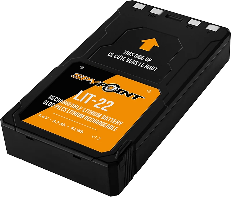 SpyPoint LIT-22 Twin Pack Rechargeable Lithium Batteries