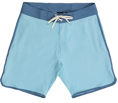 Burnside Men's Solid Stretch Boardshort With Contrast Waistband