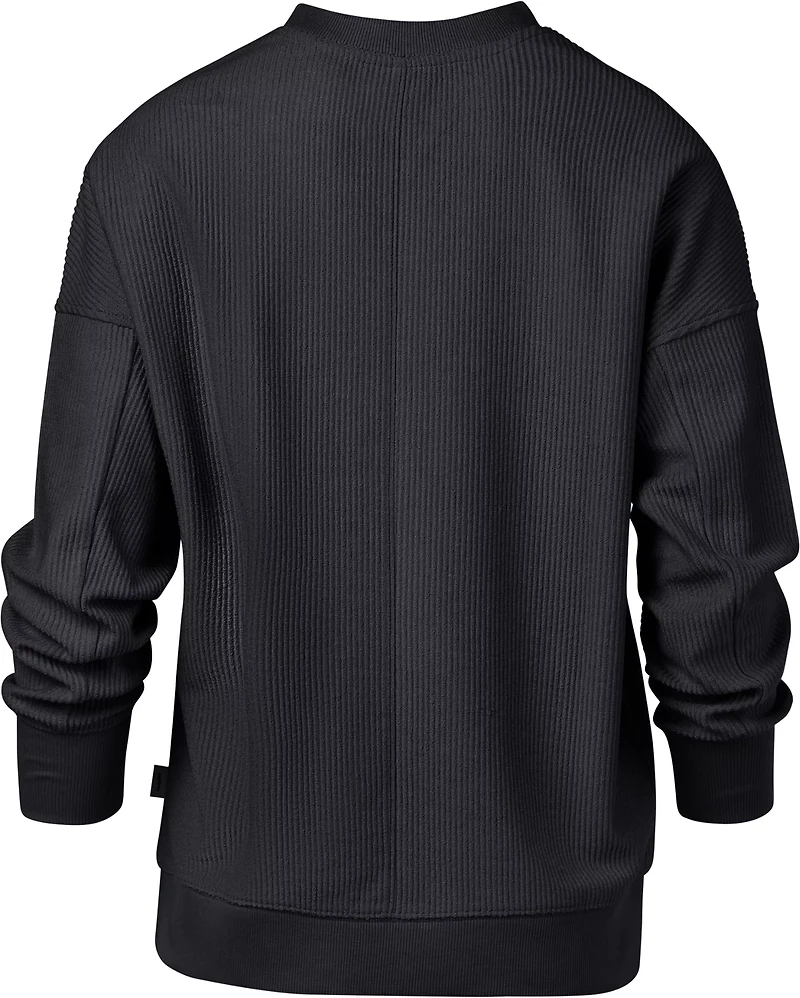 Magellan Outdoors Women's Campfire Crew Neck Ribbed Pullover