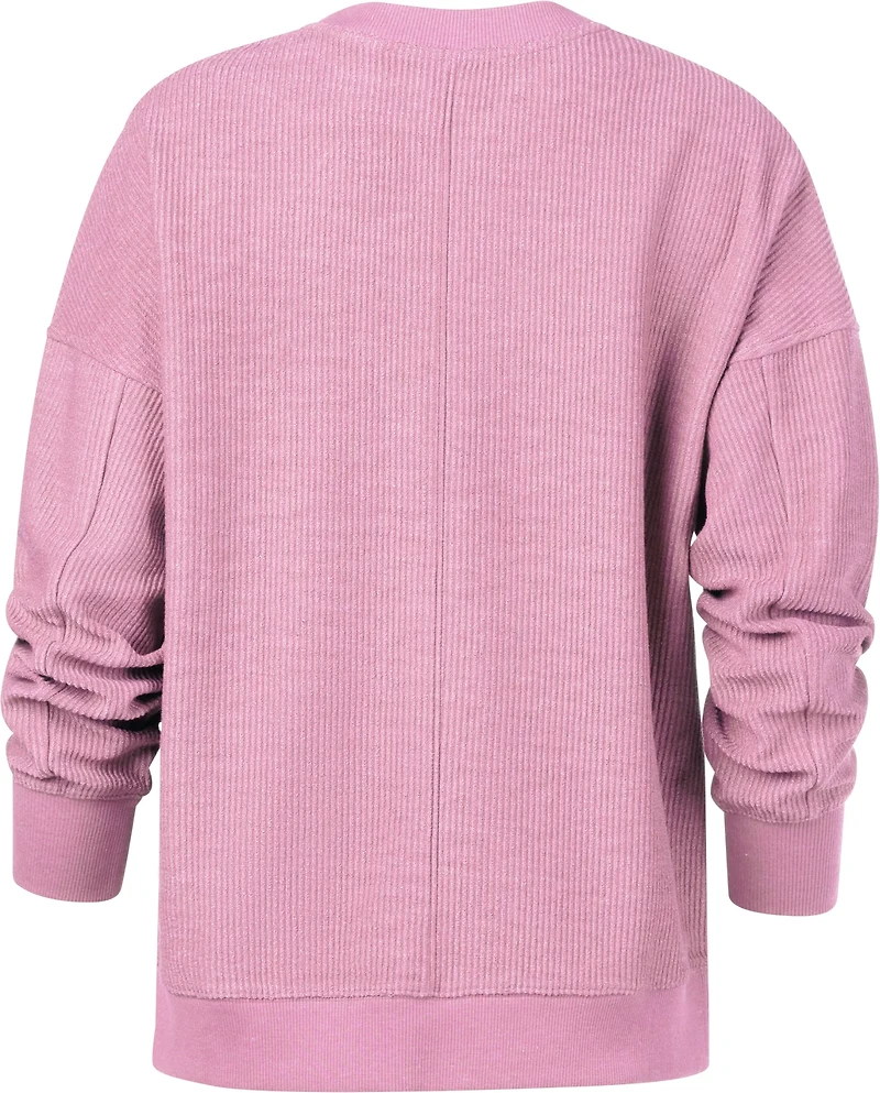 Magellan Outdoors Women's Campfire Crew Neck Ribbed Pullover